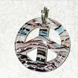 Murano Glass Peace Symbol Pendants - New Earth Gifts