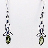 Peridot Faceted Celtic Earrings - New Earth Gifts