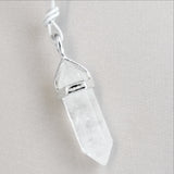 Crystal Quartz Double Terminated Point Pendant - New Earth Gifts