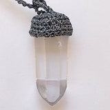 Quartz point necklace - new earth gifts