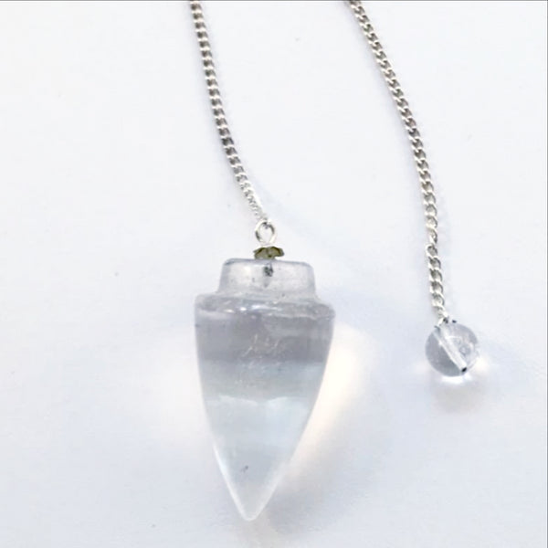 Quartz Crystal Cone Pendulum - New Earth Gifts