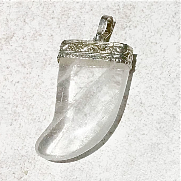 Crystal Quartz Horn Pendant - New Earth Gifts