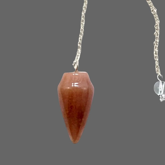 Red Aventurine Cone Pendulum - New Earth Gifts