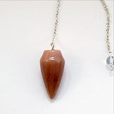 Red Aventurine Cone Pendulum - New Earth Gifts