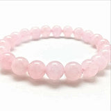 Rose Quartz Power Bracelet for Loving Relationships-8mm