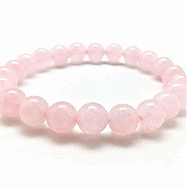 Rose Quartz Power Bracelet for Loving Relationships-8mm