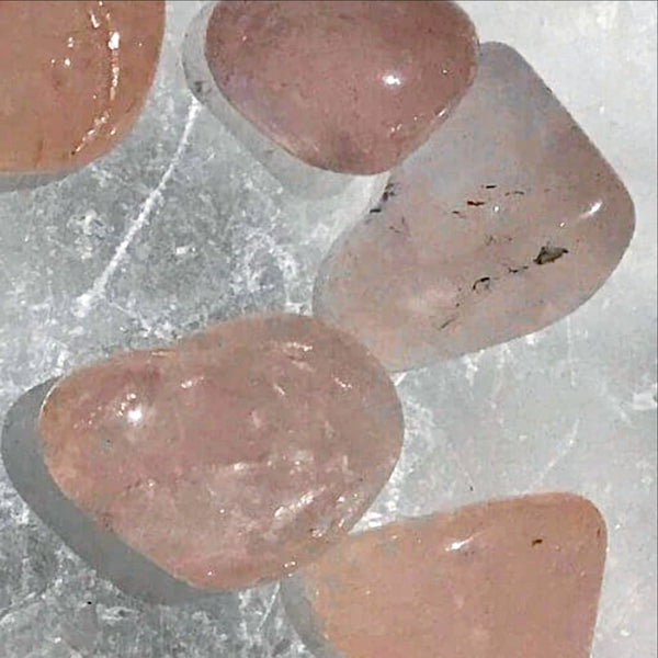  Rose Quartz 1 pc Tumbled Stone - New Earth Gifts