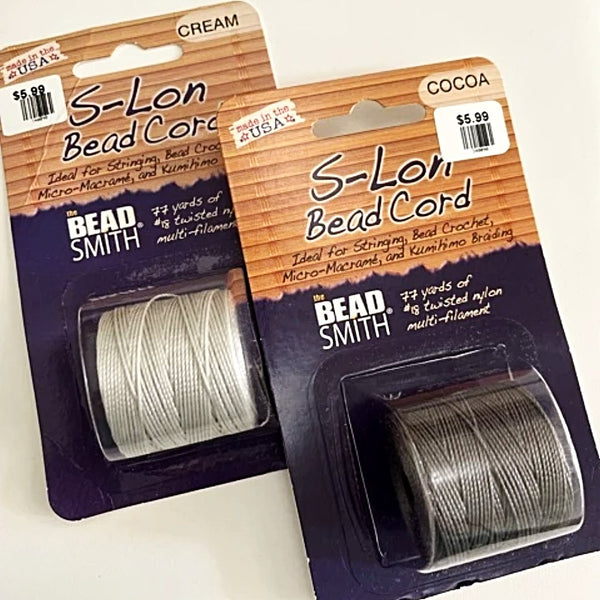 S-Lon Bead Cord - Superlon #18 Bead Cord | New Earth Gifts