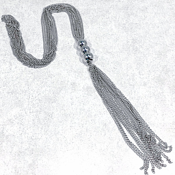 Multi Strand Tassel Necklace - New Earth Gifts