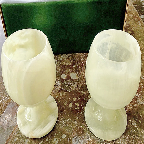 Onyx Goblet 2-pc Set - New Earth Gifts