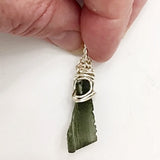 Moldavite Wire Wrapped Free Form - New Earth Gifts