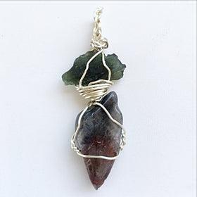 Moldavite pendant - New Earth Gifts