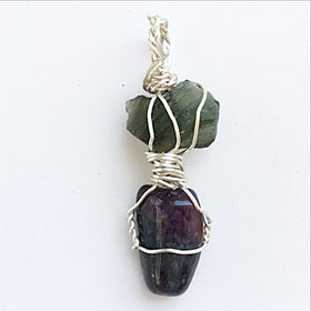 Moldavite pendant - New Earth Gifts