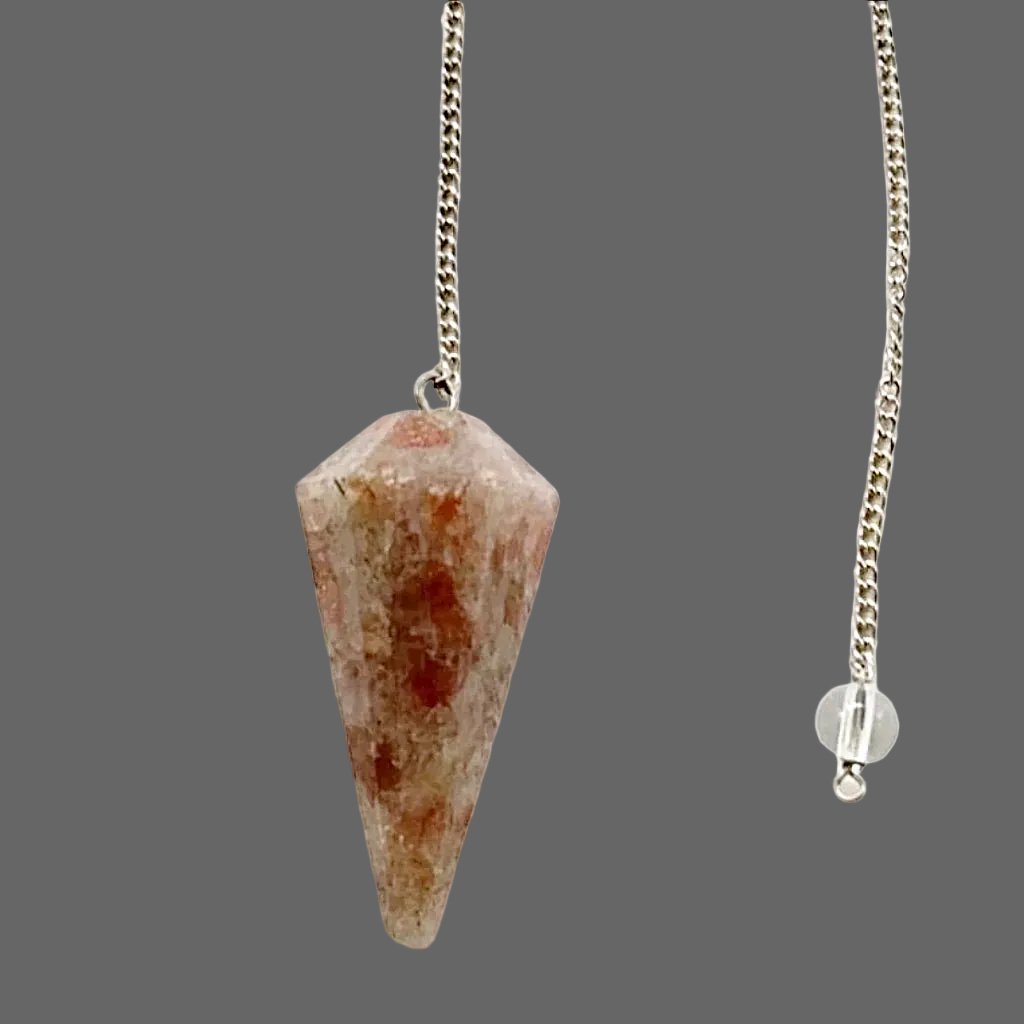 Sunstone Faceted Pendulum - New Earth Gifts