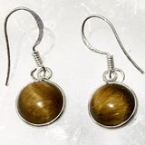 Tiger Eye Dainty Oval Style Earrings | New Earth Gift