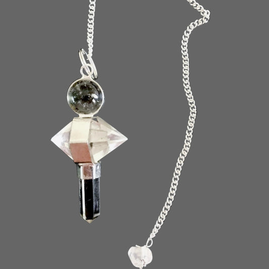 Quartz Crystal Double Terminated Pendulum - New Earth Gifts