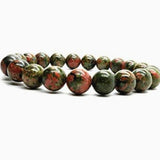 Unakite Power Bracelet for Self Control and Will Power-8mm - New Earth Gifts