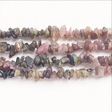 Watermelon Tourmaline Mini Chip Beads - new earth gifts