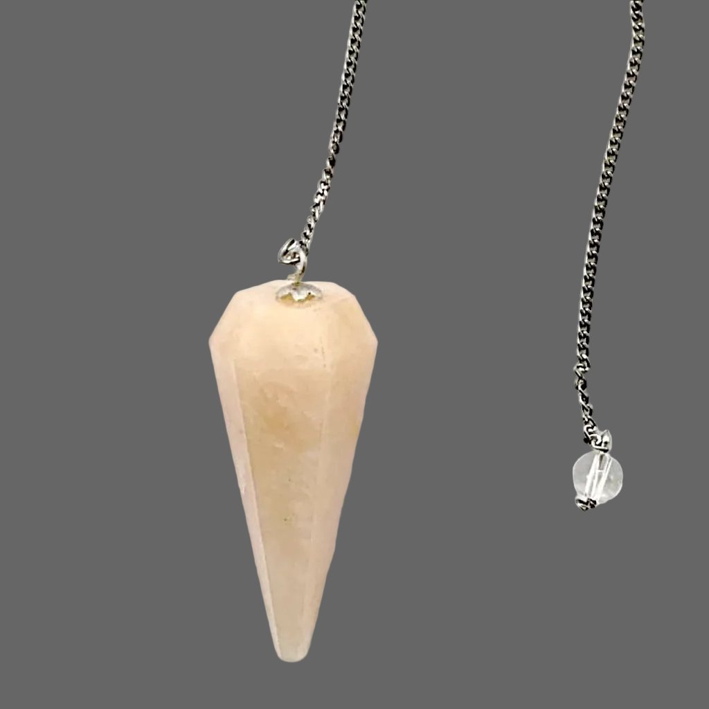 Yellow Calcite Faceted Pendulum - New Earth Gifts