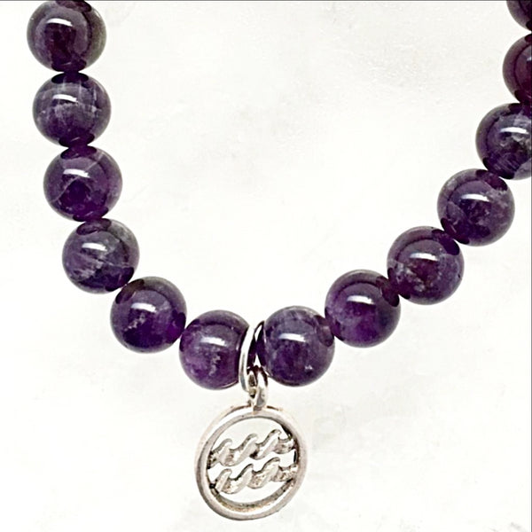 Aquarius Zodiac Charm Bracelet | New Earth Gifts