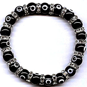 Evil Eye Bracelet Black - New Earth Gifts