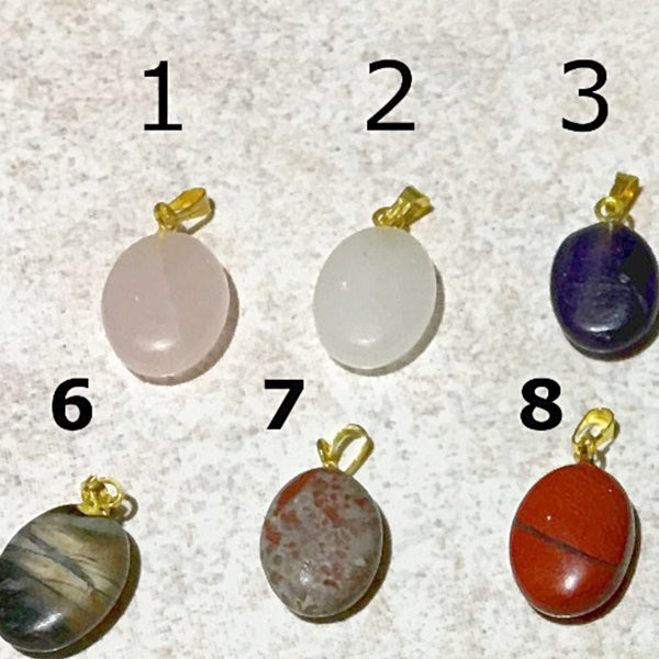 Gemstone Oval Charms | New Earth Gifts