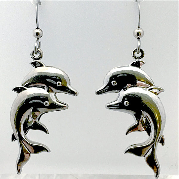 Dolphin Electroplate Earrings - New Earth Gifts