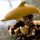 Wood Dolphin Carving - New Earth Gifts and Beads