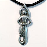 Goddess Pewter Pendant - New Earth Gifts and Beads