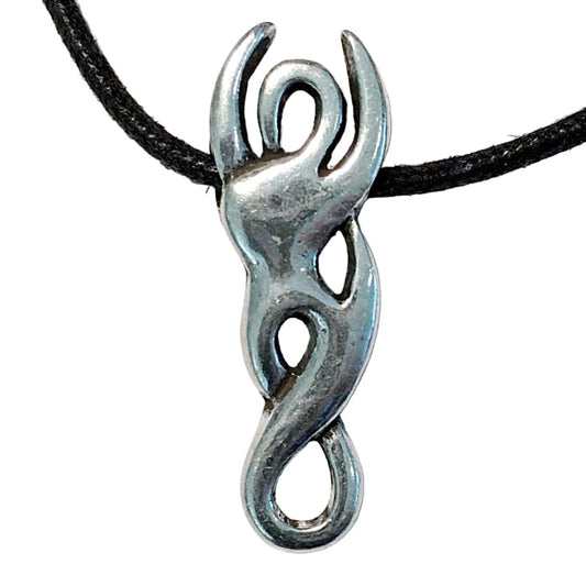 Goddess Pewter Pendant - New Earth Gifts and Beads