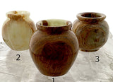 Onyx Jar Vases 3 Inches - New Earth Gifts 