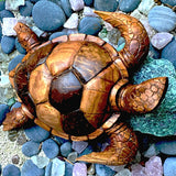 Wood Hand Carved Sea Turtle - New Earth Gifts and Beads